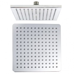 200mm 8 inch ABS Square Chrome Rainfall Shower Head 